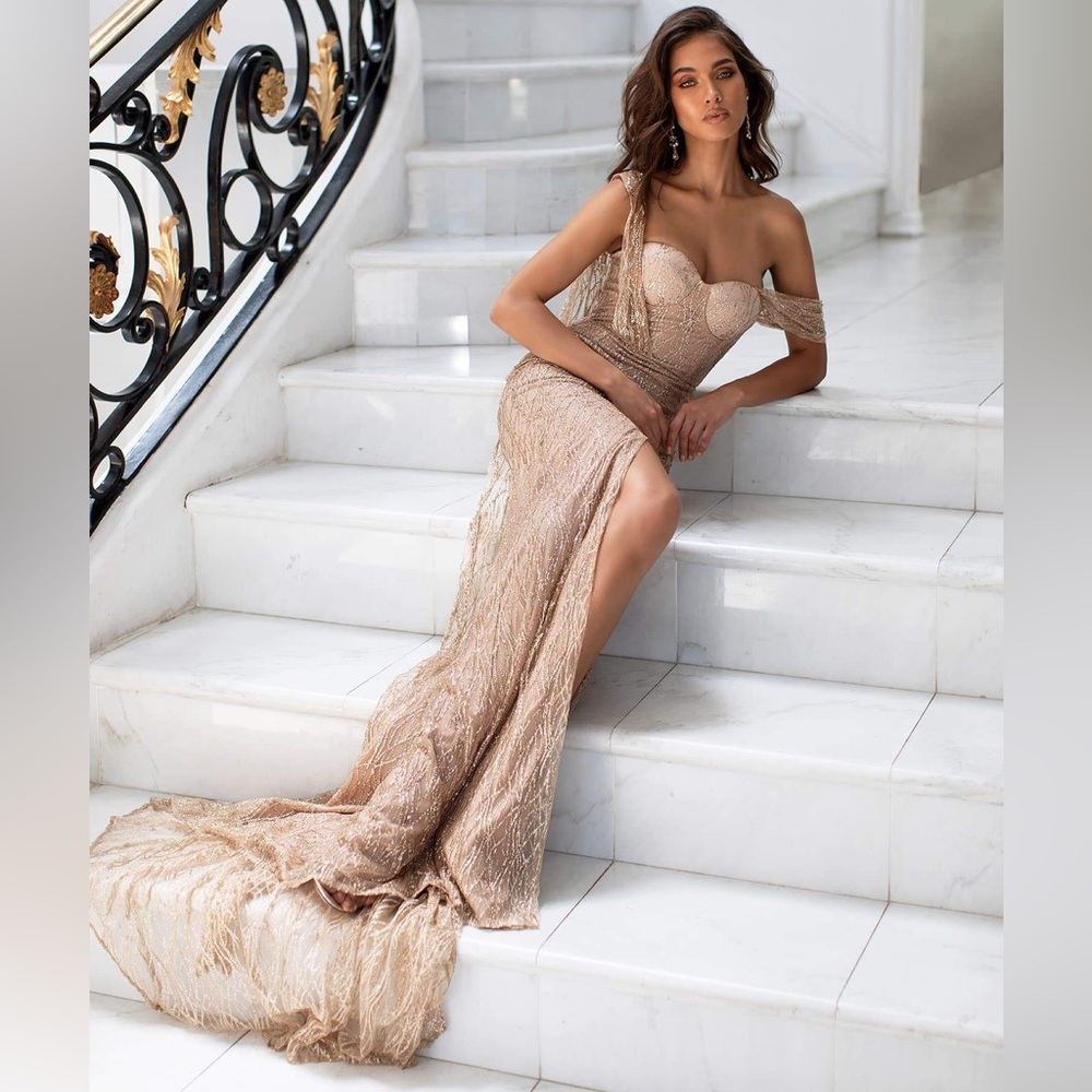 Alamour The Label Gabriela Glitter Gown